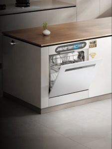 White Automatic Built-in Dishwasher 16 Sets