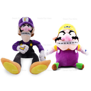 Takara Tomy | 2 Styles Anime Mario Plush Waluigi Wario Purple Stuffed Toys Anime Doll Plushie Best Gifts for Children Kids Birthday Gifts