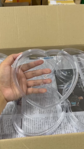 **ยกลัง**กล่องพลาสติก ใส (ฝาใส48ชิ้น) C0308 ตรา CVPPACK