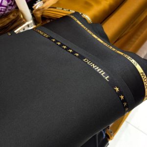 kain bahan jas/celana super jet black wool hitam pekat eclips tuxedo