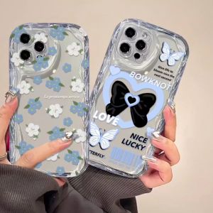 MOR Case TPU Premium Motif Bunga: Casing Transparan untuk Oppo, Vivo & Realme