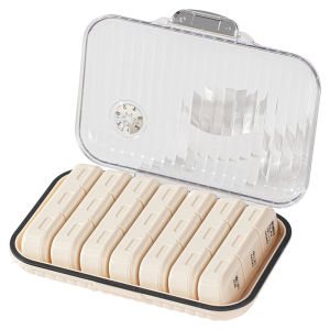 LocknLock | Portable Pill Box Weekly Medication Organizer