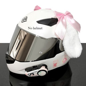 Kawaii Series Motorcycle Electric Bicycle Helmet Decoration Ski Helmet Accessories Decoración de cascos de esquí Helmet headwear