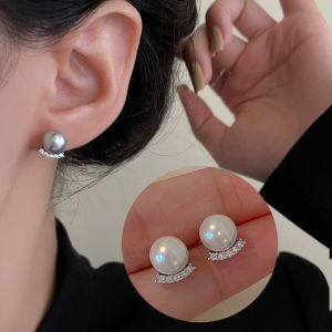 Korean Fashion Pearl Earrings Elegant Earring Ear Stud Simple Accessories Jewelry for Women Girls