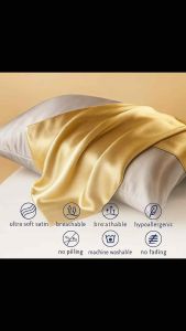 Silk Pillow Case for Hair and Health Super Soft and Smooth Wrinkle Anti Acne