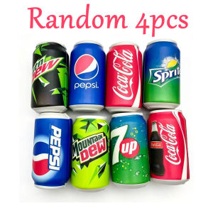 Bandai | Soda Can PU Squishy Toy Soft Slow Rising Squeeze Fidget Toy Simulation Drink Can Stress Relief Decompression Toy Kids Party Gift
