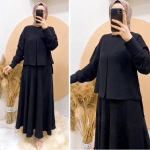 PRE-ORDER 4-5 HARI - AULIA SET ROK / ATASAN WANITA / SETELAN ROK WANITA - BAHAN CRINGKLE BARU - BISA COD - LISNAFASHIONSTORE