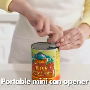 Portable Can Bottle Opener Kitchen Small Tools Beverages Damageproof Opener Household Rotary Side Cut Can Opener