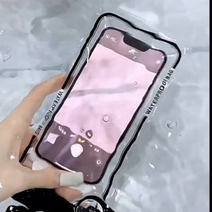 สีสันสดใส กระเป๋าว่ายน้ำ ซองกันน้ำ มีโทรศัพท์มือถือ รวมกันดําน้ำ สำหรับการเล่นน้ำสงกรานต์