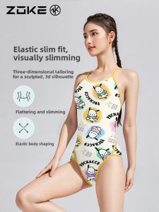 Zoke | Speed Training & Hot Spring Swimming Bikini Womens Professional Racing Triangle Swimsuit