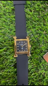 Paris Polo Club PPC-EC13-GD-BK Black Dial Silicone Strap Women Watch