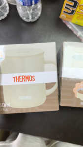 (Mẫu mới nhất) Cốc giữ nhiệt THERMOS có nắp JDG-452C 450ml - Nhật Bản
