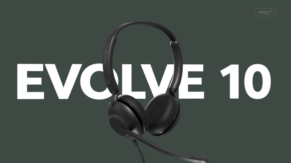 [NEW] Jabra Evolve 10 - Professional corded headset with plug-and-play setup and essential comfort