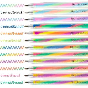 18/6 สี Glitter GEL Highlighter ปากกาชุดสีสันสดใสการเขียนเรียบเหมาะสําหรับวารสารงานฝีมือ DIYการ์ดอวยพร