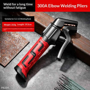 Welding Electrode Holder 300A/600A/800A/1000A Copper Heavy Duty Jaw Holding Pliers Electrode Clamp of Welding Machine ARC Welder