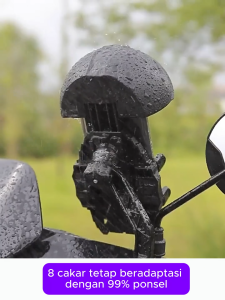 【Pengiriman 24 jam】holderhp sepeda phoneholder motorcycle phoneholder standholder Dudukan hp Sepeda motor (Stang+spion) Dua metode instalasi dalam satu