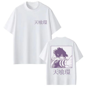 Bandai | Anime My Hero Academia Tamaki Amajiki Graphic T-Shirt Men Women Harajuku Fashion Vintage T-shirts Casual pure Cotton Tshirt