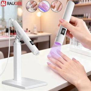 Đèn LED UV Cầm Tay Mini Để Làm Móng Có Đế - Máy Sấy Móng Chạy Pin Có Đế