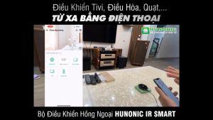 Hunonic IR Smart điều khiển tivi điều hòa quạt ... qua điện thoại. Kết nối Wifi không cần bộ trung tâm. Hàng Việt Nam. Bảo hành 12 tháng.