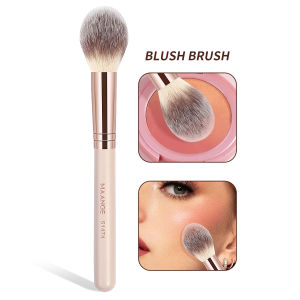 MAANGE | MAANGE 1pc Powder Blusher Brush Soft Brush Travel Makeup Brush Professional Brush Tools Suitable for Beginners Easy to Carry