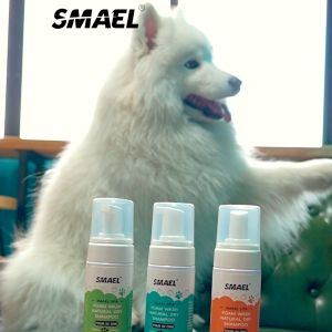 Smael Mall Spa มูสโฟมอาบน้ำแห้งแชมพูอาบน้ำแห้งสัตว์เลี้ยง 150 ml - สูตรอ่อนโยนกลิ่นหอม, ปกป้องผิวหนัง, แชมพูแห้งแมว, อาบน้ำหมา, แชมพูหมา, S122, FSA