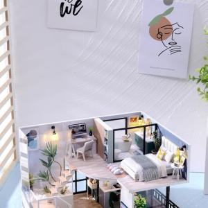 Bộ Đồ Chơi Nhà Búp Bê Bằng Gỗ 3D DIY Bộ Đồ Chơi Lắp Ráp Nội Thất Thủ Công Dành Cho Lứa Tuổi Từ 14 Trở Lên Quà Tặng Sinh Nhật Xmas