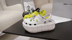 รองเท้าแตะหัวโต สูง 6 cm. รองเท้าแตะรัดส้น