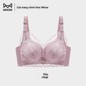 Áo ngực nữ MiiOW bằng ren không dây nâng đỡ hiệu quả - mùa xuân 2025