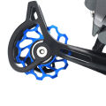 11T 13T 17T MTB Bicycle Rear Derailleur Jockey Wheel Ceramic Bearing Pulley CNC Road Bike Guide Roller ldler 4mm 5mm 6mm. 