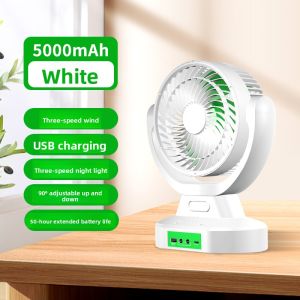 「China Plug」Portable Large Wind Power Fan with Solar and Battery Charging