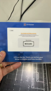 LTO TRACKER PLATE NUMBER PREMIUM QUALITY LAMINATED