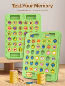 BEISHU | Flip and Match Focus Game Family Interactive Educational Toy