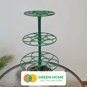 Giá Đỡ Hoa Hình Tròn GreenHome D20xR19cm Nâng Đỡ Cây Giữ Tán Gọn Đẹp Cho Hoa Mười Giờ