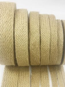 1235 Flat Wide Hemp Rope DIY Handmade Retro Packaging Truck Tied Rope Ceiling Decorative Wall Creative