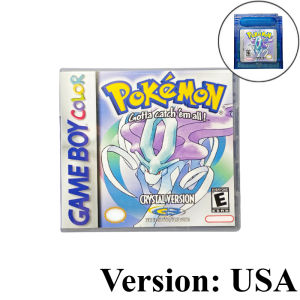 Bandai | NEW Classic Pokemon GBC Game Cartridge Bundle 7 Styles For Game Boy Color GBA SP Retro RPG Game Card For Pokemon Fans Collection