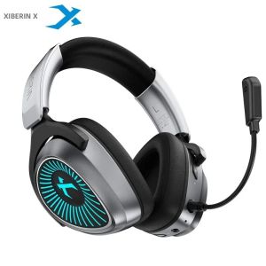 Tai Nghe Chơi Game Không Dây XIBERIA Bluetooth 7.1 Âm Thanh Vòm RGB 2.4G Tai Nghe Nghe Nhạc 4 Chế Độ Có Mic Cho Máy Tính Chơi Game Esports