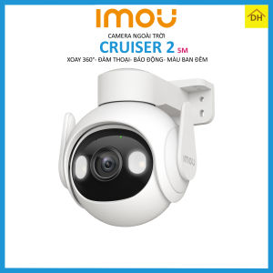 Camera IMOU PTZ CRUISER 2 5M 3K Xoay 360 Độ- Đàm Thoại 2 Chiều- Ban Đêm Có Màu- Góc Nhìn Rộng - Wifi Ngoài Trời Chính Hãng