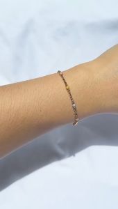 Gelang SERUT emas asli kadar 700 70 16k merica boba full mix 3 warna rantai tangan