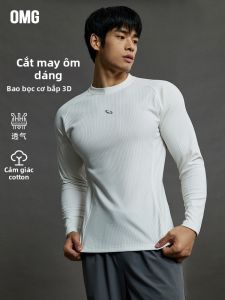 omg | Áo Thun Dài Tay Sọc Thể Thao