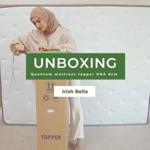 Quantum Topper Greentea Latex DNA 8cm - Kasur Busa Spring Bed