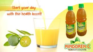 Calamansi Concentrate Mindoren -C Original Juice Extract 100% All Natural with Pure Honey and Ginger Healthy Drink for Kids and Family No preservatives