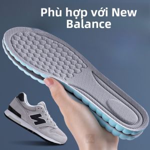 LINGMIAO | Mens Shock Absorption Insoles for Sports Long Standing Comfort Thick Elastic Running Basketball Badminton