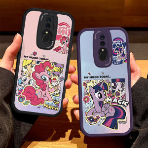 Cute Pony Princess Silicone Leather Phone Case Full Cover for OPPOA9 A5 A11x K9s Biky Soft Cloud K7 K12plus K10pro K13turbo