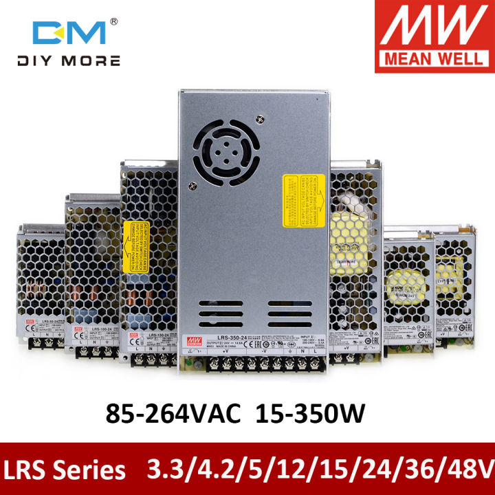diymore Bộ nguồn chuyển mạch kín đầu ra đơn lẻ có nghĩa là LRS35 ...