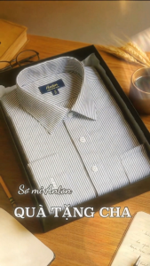 Áo Sơ Mi Nam Công Sở Dài Tay Thương Hiệu Anton Vải Cotton Kẻ Caro Màu Đen - XAC151