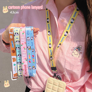 Cute Cartoon Animal Phone Strap Lanyard Keys ID Card Mobile Phone Lanyards Anti-lost Removable Phone Hang Rope