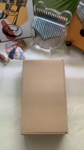 DK13 - Đàn Kalimba 17 Phím chất liệu gỗ nguyên khối âm thanh trầm vang rất hay Tặng kèm phụ kiện búa và giấy dán