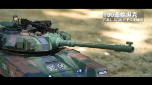 Xe tăng (Tank) điều khiển từ xa cỡ lớn có thể bắn đạn bánh xích kim loại đồ chơi cho bé trai và trẻ em