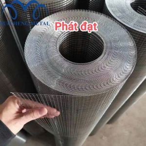 Khổ cao 1m2 lưới chấm chì ô vuông chống rỉ sét dùng sẽ làm chuồng hoặc lồng chim avi...