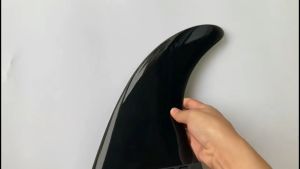 8" 24×14.5cm Surfboard Pusat Sirip Dengan Sekrup Fins Papan Selancar Bahan Fiberglass Nilon Fin Surfboard